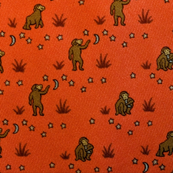 Hermes silk tie